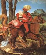Hans Baldung Grien The Knight the Young Girl and Death (mk05) Spain oil painting artist